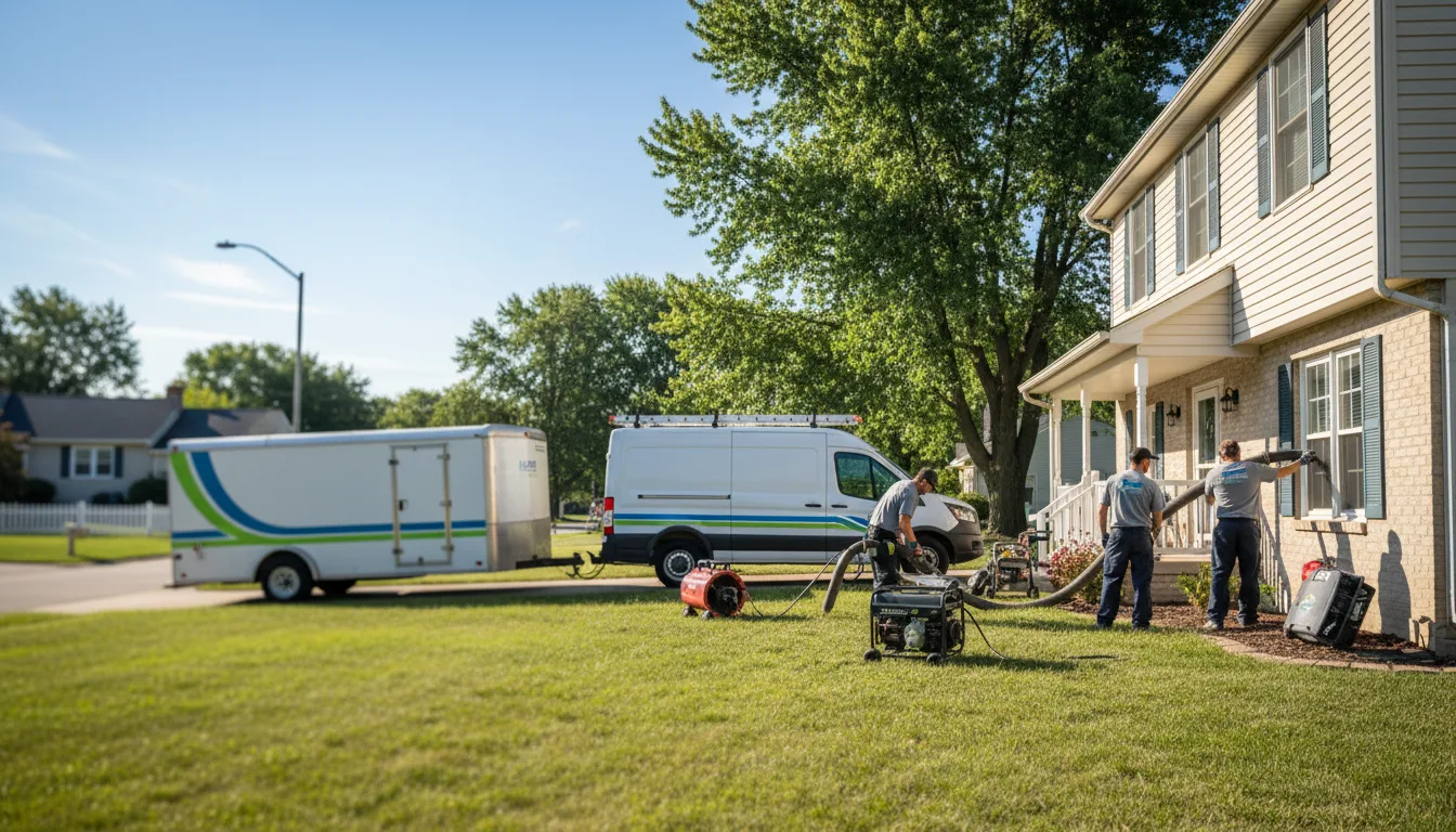 Flooded Basement Restoration And Cleanup With Repair in Beach City, OH near me